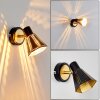 Vantaa Muurlamp Zwart-Goud, 1-licht