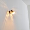 Vantaa Muurlamp Zwart-Goud, 1-licht