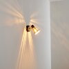 Vantaa Muurlamp Zwart-Goud, 1-licht