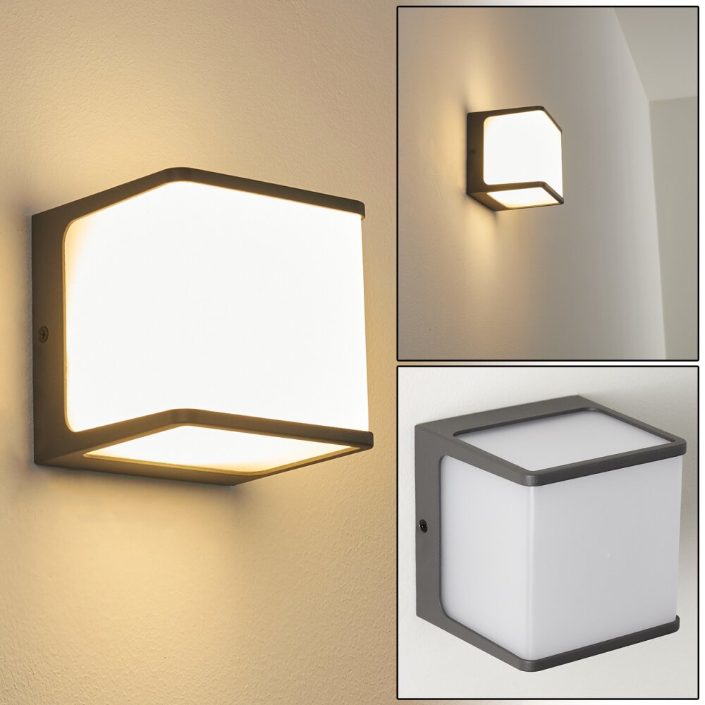 Buckau Buiten muurverlichting LED Antraciet, Wit, 1-licht main product photo