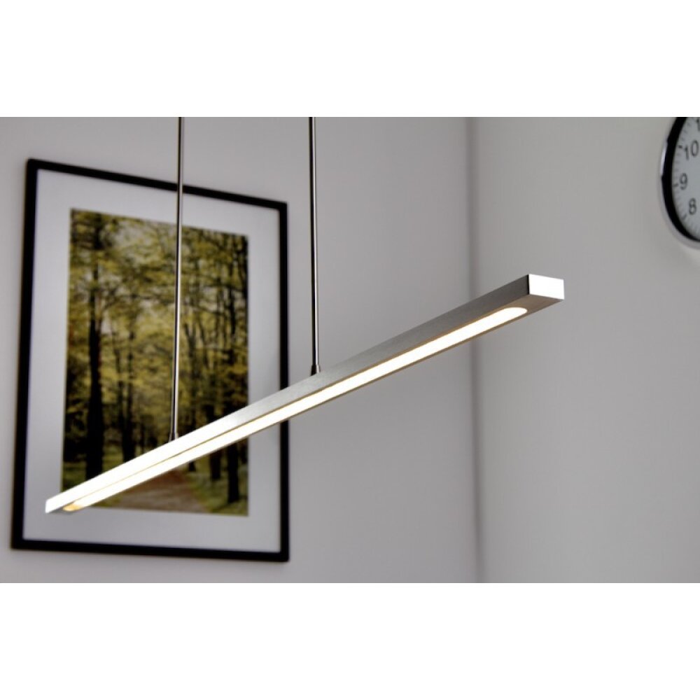 Real Hanglamp LED roestvrij staal, Nikkel mat, 1-licht main product photo