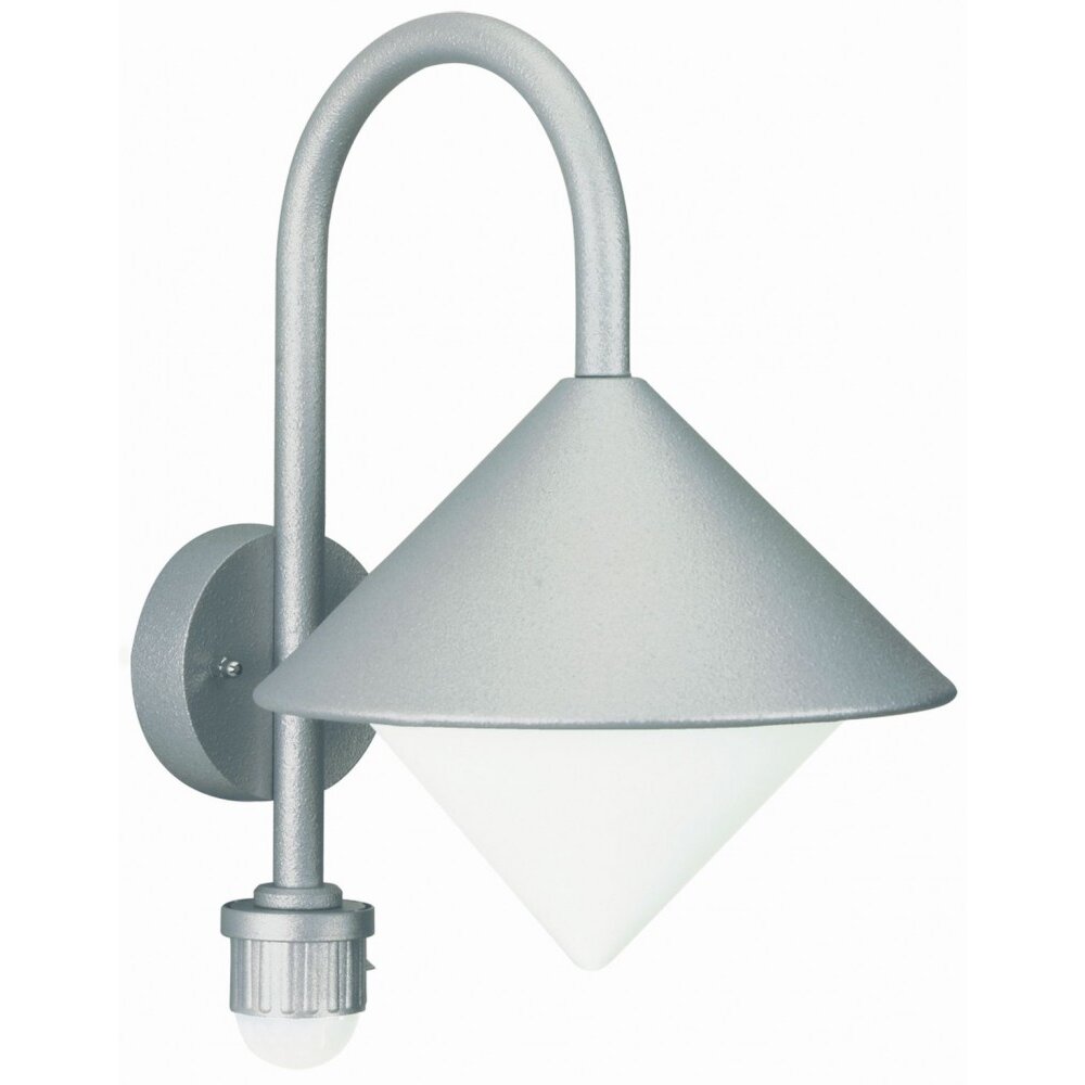 Albert 646 Buiten muurverlichting Zilver, 1-licht, Bewegingsmelder main product photo
