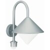 Albert 646 Buiten muurverlichting Zilver, 1-licht, Bewegingsmelder