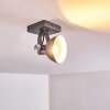 Gudo Plafondlamp Grijs, Zilver, 1-licht