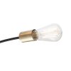 Globo BULB Plafondlamp Zwart, 6-lichts