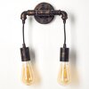 Kolyma Wandlamp Zwart-Goud, 2-lichts
