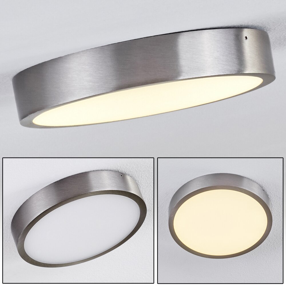 Broglen Plafondlamp LED Nikkel mat, 1-licht main product photo