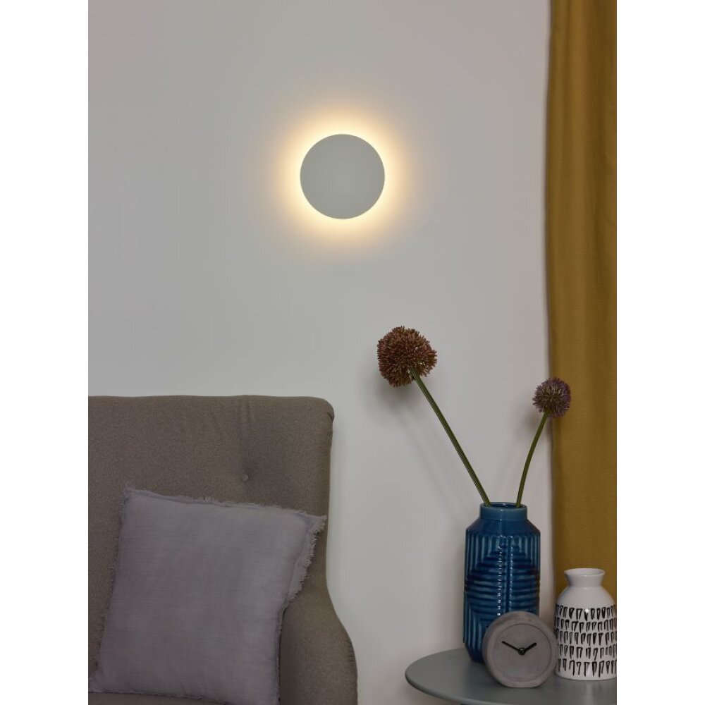 Lucide EKLYPS LED Muurlamp Wit, 1-licht main product photo