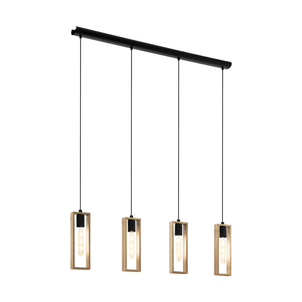 Eglo LITTLETON Hanger Zwart, 4-lichts main product photo