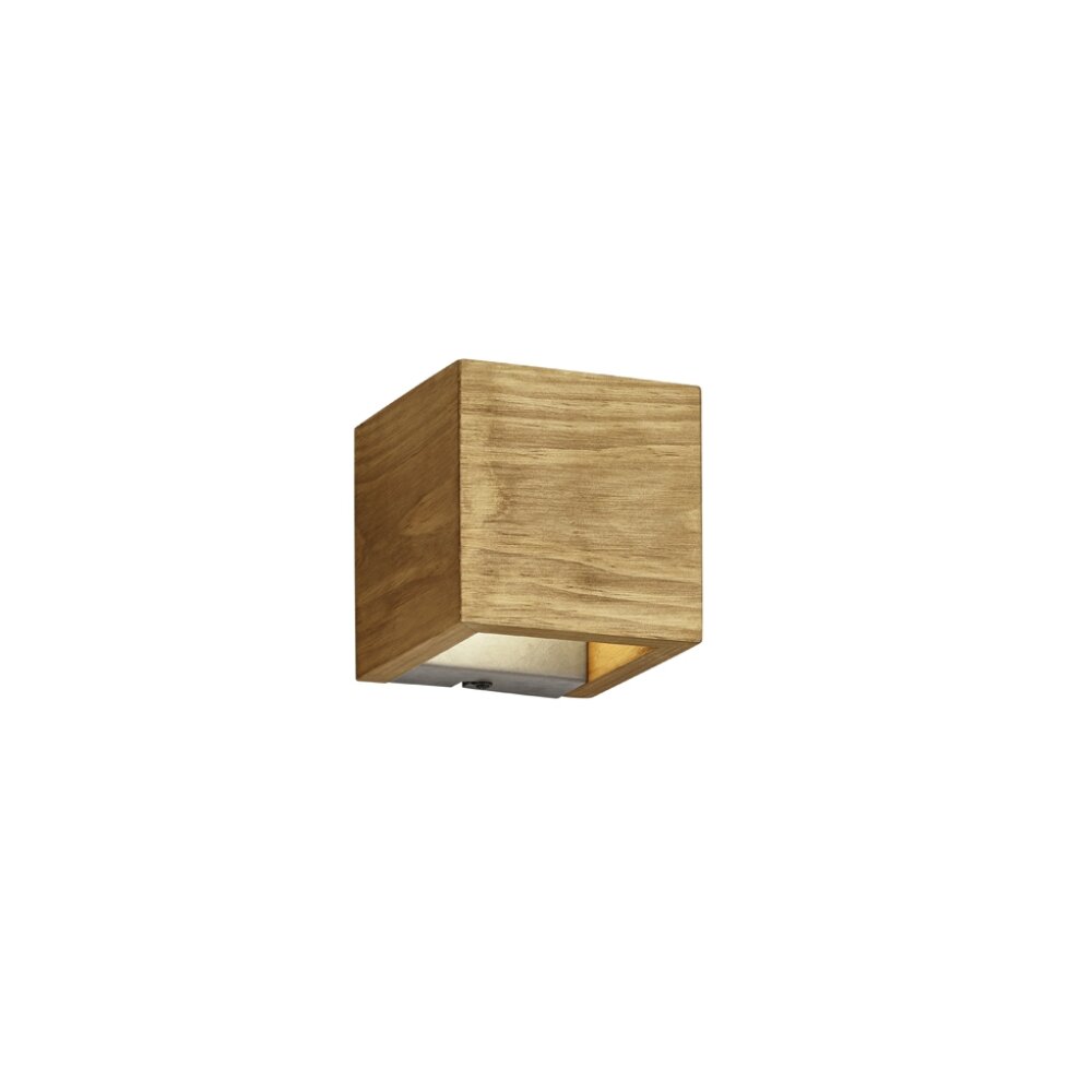 Trio Brad Muurlamp LED Hout licht, 1-licht