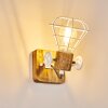 Nifun Muurlamp Bruin, Wit, 1-licht