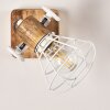 Nifun Muurlamp Bruin, Wit, 1-licht