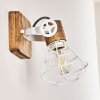 Nifun Muurlamp Bruin, Wit, 1-licht