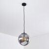 Agropoli Hanger Rookkleurig, Zwart, 1-licht