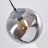 Agropoli Hanger Rookkleurig, Zwart, 1-licht