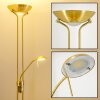 Rom Uplighter LED Messing, 2-lichts