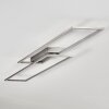 Veyrier Plafondlamp LED Staal geborsteld, 2-lichts