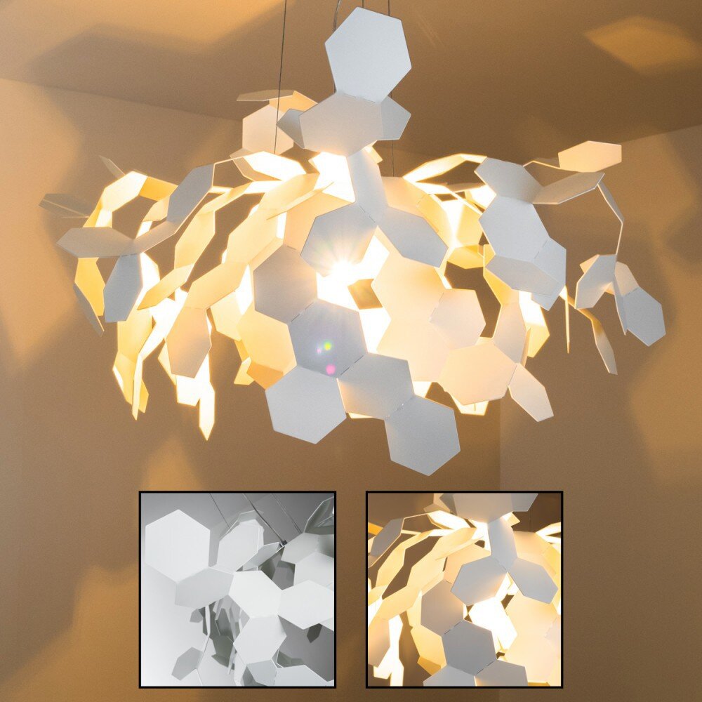 Zava Luce Andromeda Hanglamp Wit, 1-licht main product photo
