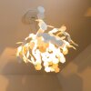 Zava Luce Andromeda Hanglamp Wit, 1-licht