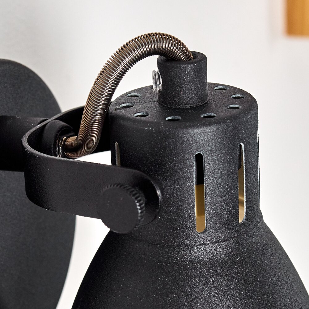Salinas Muurlamp Zwart, 1-licht