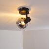 Tyksov Plafondlamp Zwart, 1-licht