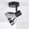 Tyksov Plafondlamp Zwart, 1-licht