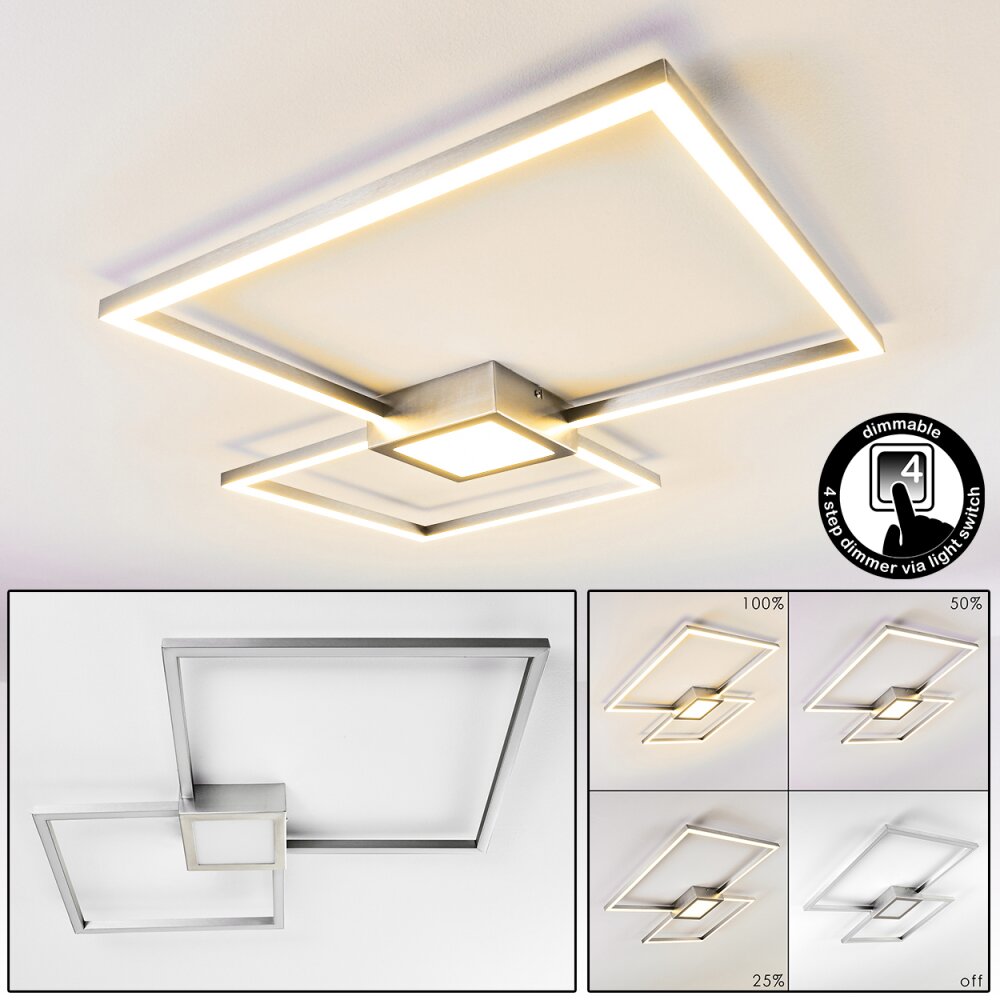 Narpes Plafondlamp LED Nikkel mat, 1-licht main product photo
