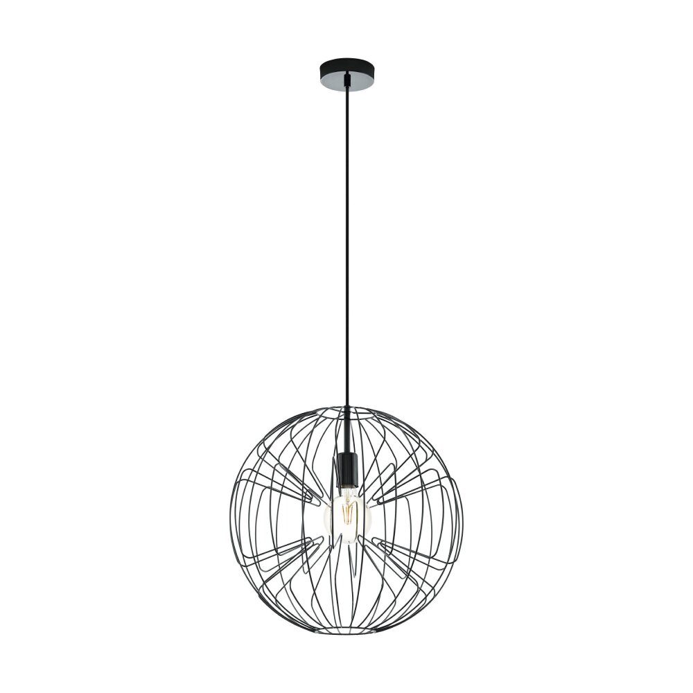Eglo OKINZURI Hanger Nikkel mat, Zwart, 1-licht main product photo
