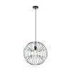 Eglo OKINZURI Hanger Nikkel mat, Zwart, 1-licht