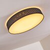 Temuka Plafondlamp LED Wit, 1-licht, Afstandsbediening