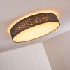 Temuka Plafondlamp LED Wit, 1-licht, Afstandsbediening