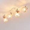 Barbacena Plafondlamp Wit, 4-lichts