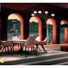 Globo CLASSIC STYLE Staande lamp Nikkel mat, 5-lichts