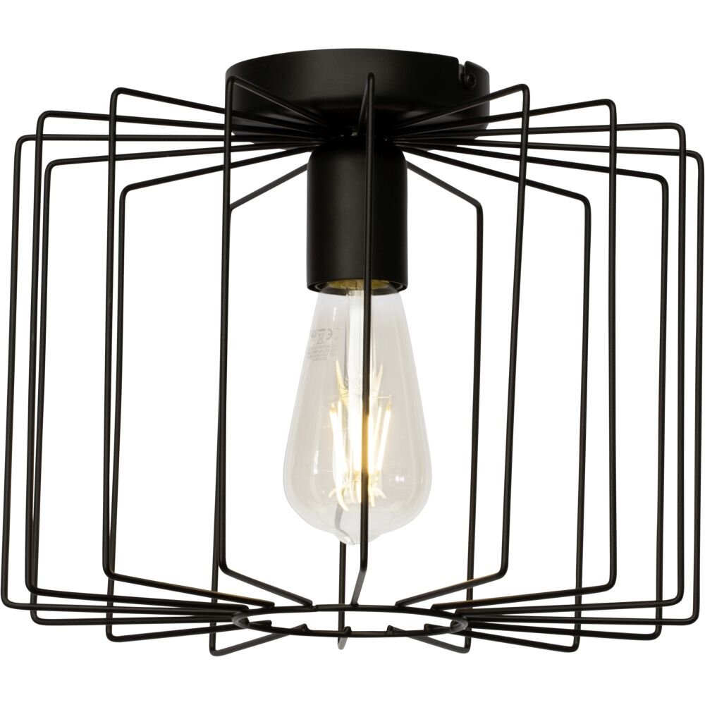 Brilliant Onelia Plafondlamp Zwart, 1-licht main product photo