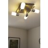 Trio CLAPTON Plafondlamp LED Aluminium, Chroom, roestvrij staal, 4-lichts