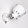 Safari Muurlamp Wit, 1-licht