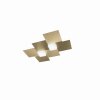 Grossmann CREO Muur en plafond verlichting LED Messing, 2-lichts