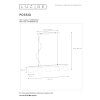 Lucide POSSIO Hanger Grijs, 5-lichts