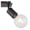 Globo HERMINE Spotlamp Zwart, 2-lichts