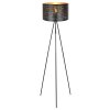 Globo TUNNO Staande lamp Zwart, 1-licht