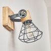 Nifun Muurlamp Bruin, Grijs, 1-licht