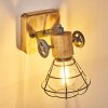 Nifun Muurlamp Bruin, Grijs, 1-licht