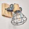 Nifun Muurlamp Bruin, Grijs, 1-licht