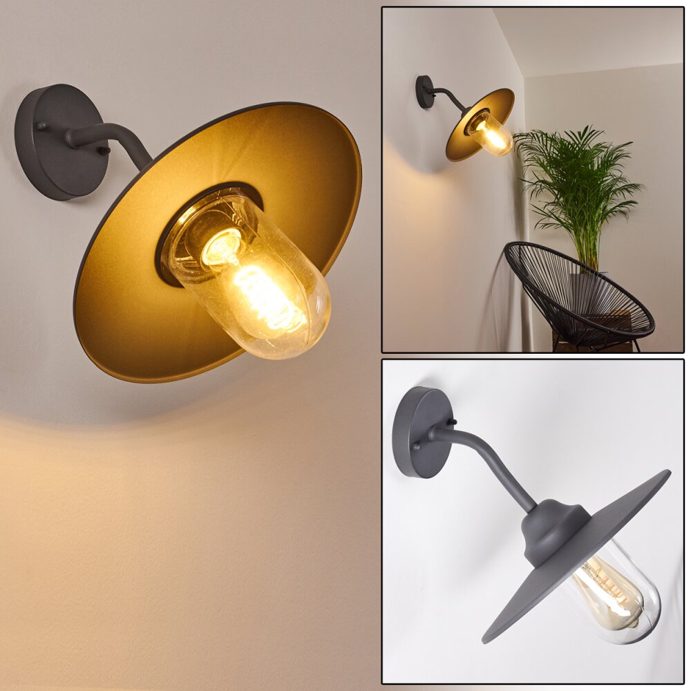 Mijas Buiten muurverlichting Antraciet, 1-licht main product photo