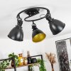 Koppom Plafondlamp Zwart, 3-lichts