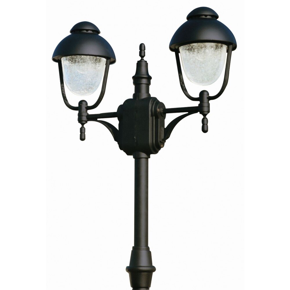 Albert 2040 Mastlamp Zwart, 2-lichts main product photo