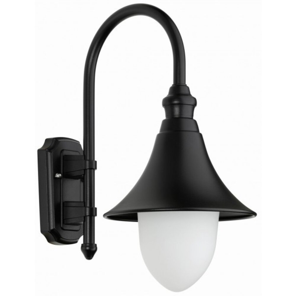 LCD Lengerich Buiten muurverlichting Zwart, 1-licht main product photo
