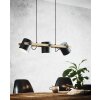 EGLO HORNWOOD Hanger Cream, Zwart, 3-lichts