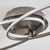 Harpeth Plafondlamp LED Nikkel mat, 1-licht