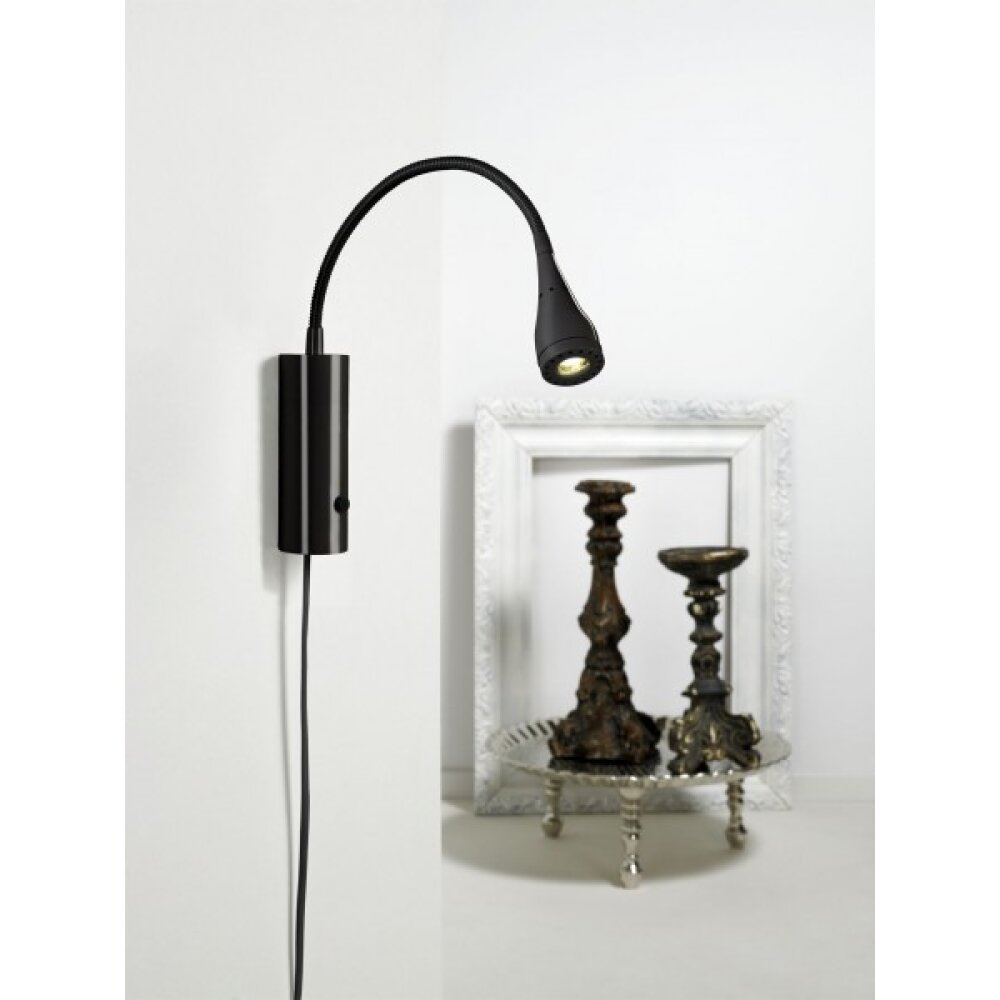 Nordlux MENTO Muurlamp LED Zwart, 1-licht main product photo